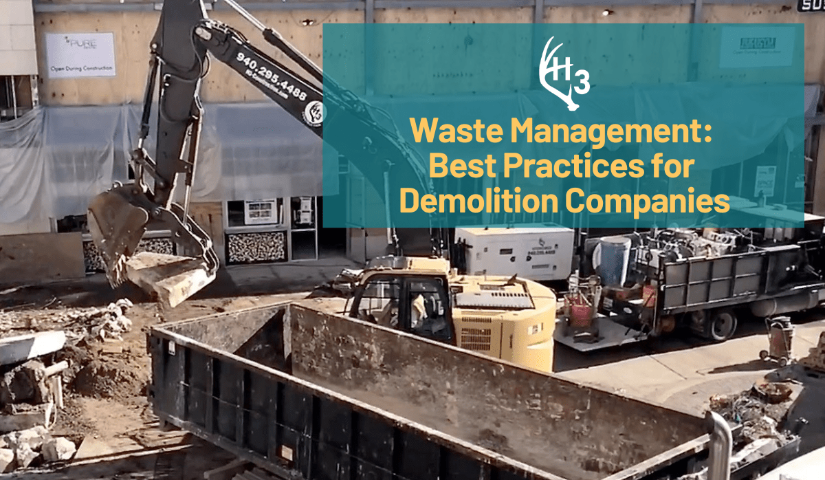 Waste Management: Best Practices for Demolition Companies